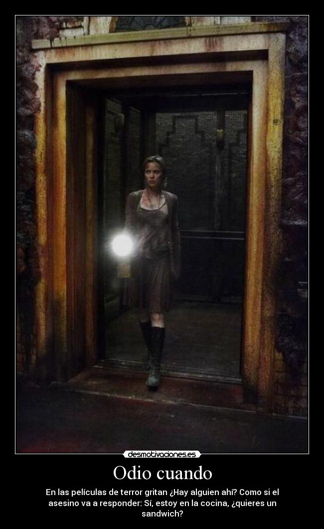 Odio cuando - 