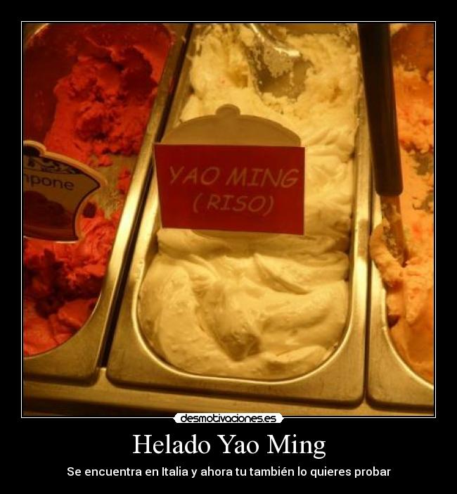 Helado Yao Ming - 