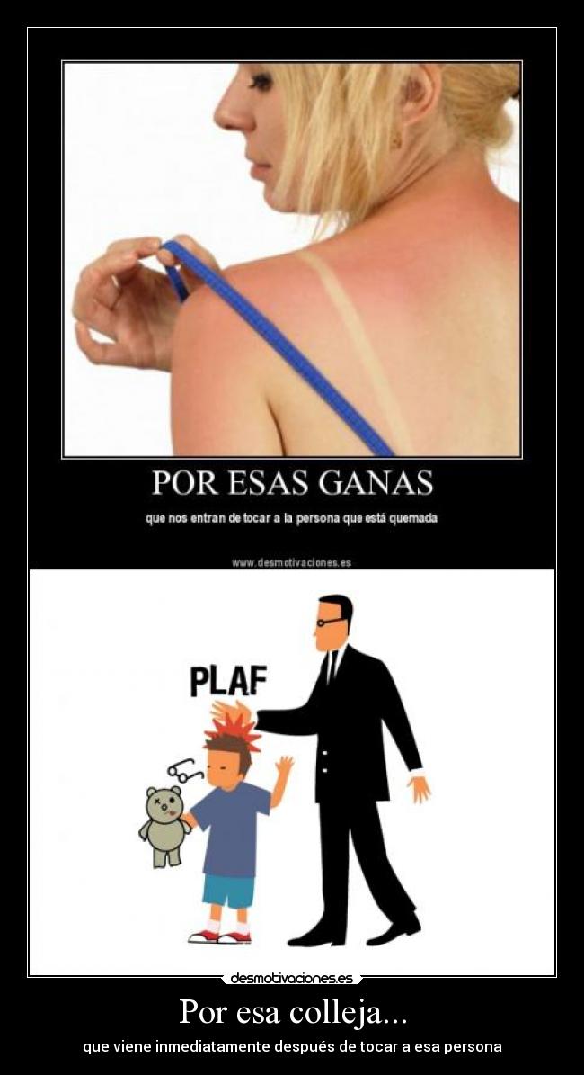 Por esa colleja... - 