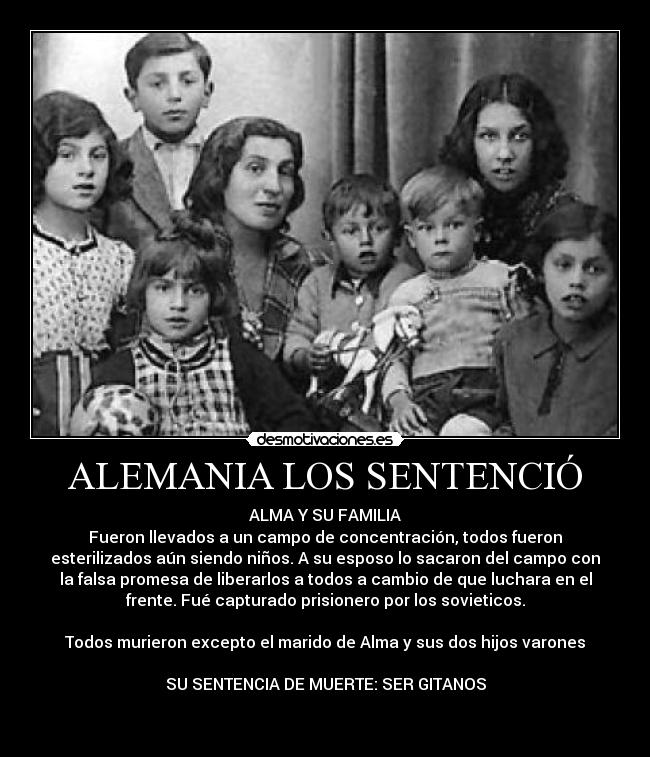 carteles gitanos gitana gitano holocausto nazis ninos asesinato asesinos alemania desmotivaciones
