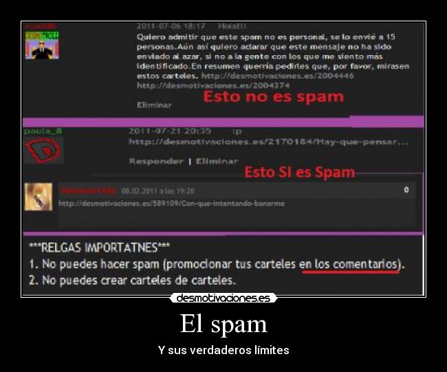 El spam -
