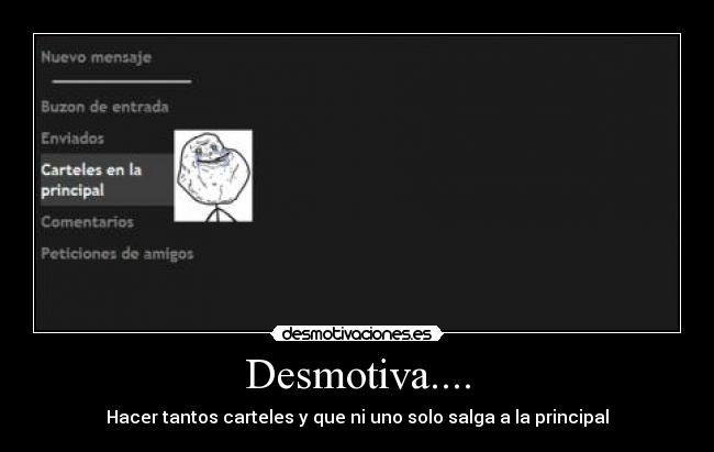 Desmotiva.... -