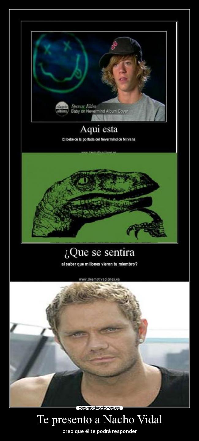 Te presento a Nacho Vidal - creo que él te podrá responder