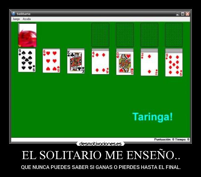 EL SOLITARIO ME ENSEÑO.. - 