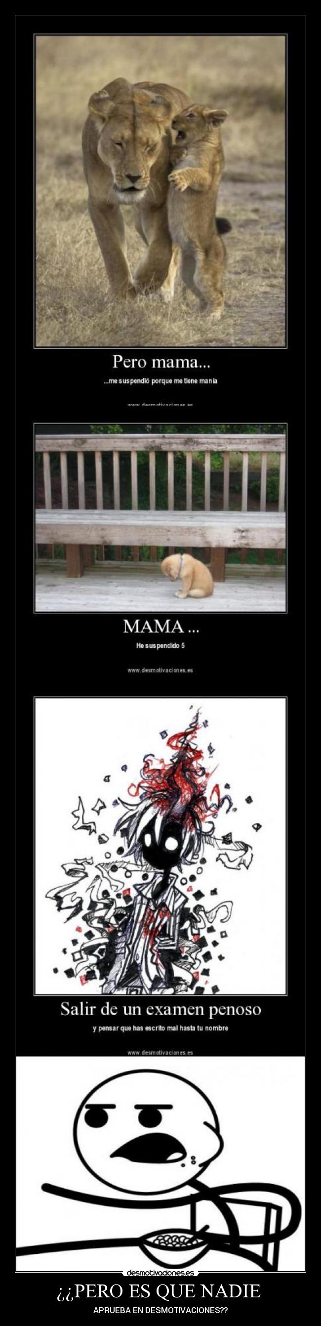 ¿¿PERO ES QUE NADIE  - 