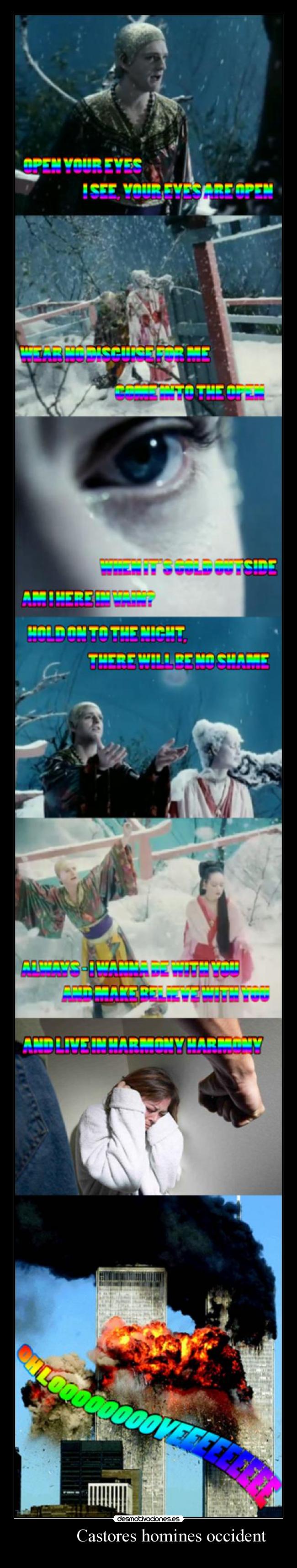 carteles homines occido always erasure torres gemelas desmotivaciones