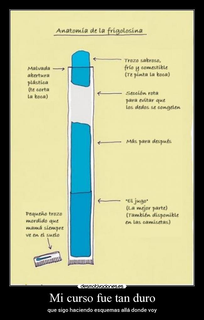 Mi curso fue tan duro - 