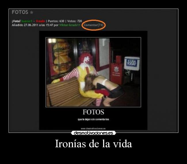 Ironías de la vida - 