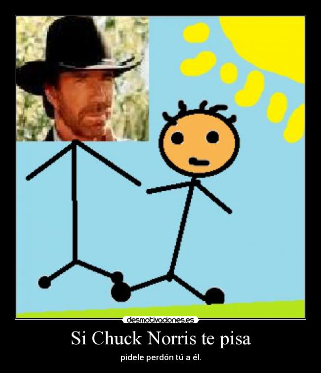 Si Chuck Norris te pisa - 