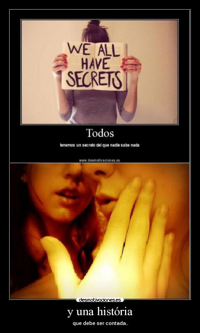 y una história - que debe ser contada..