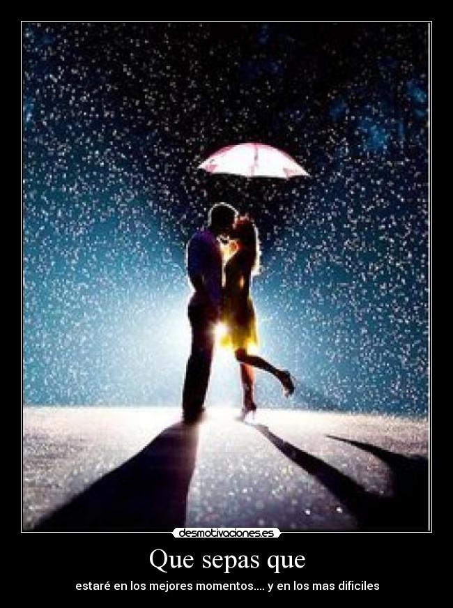 Que sepas que - 