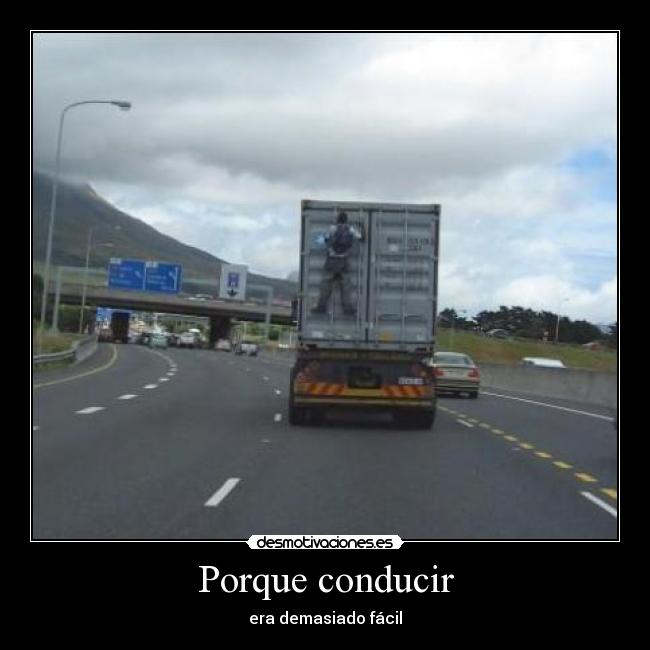 Porque conducir - 