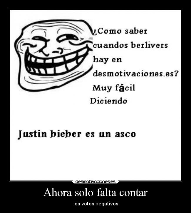 Ahora solo falta contar - 