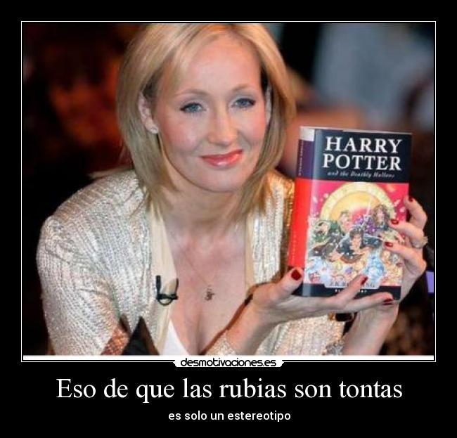 Eso de que las rubias son tontas - 