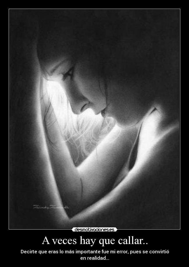 A veces hay que callar.. - 