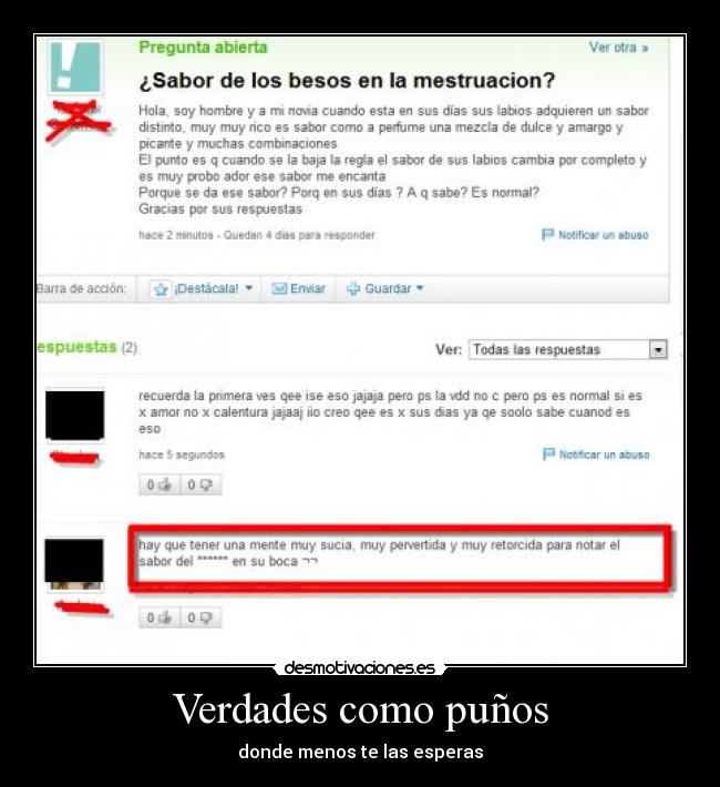 Verdades como puños -