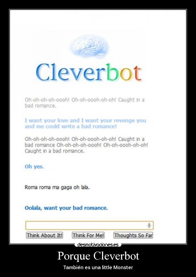 Porque Cleverbot - 