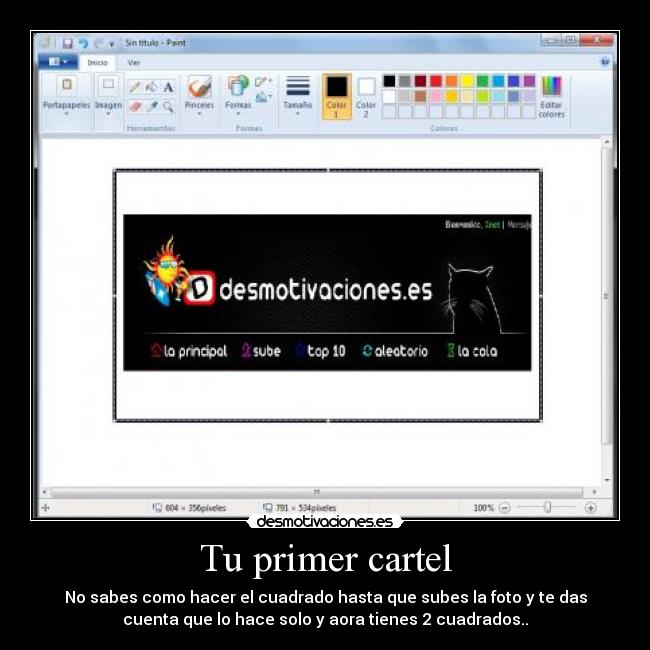 Tu primer cartel -