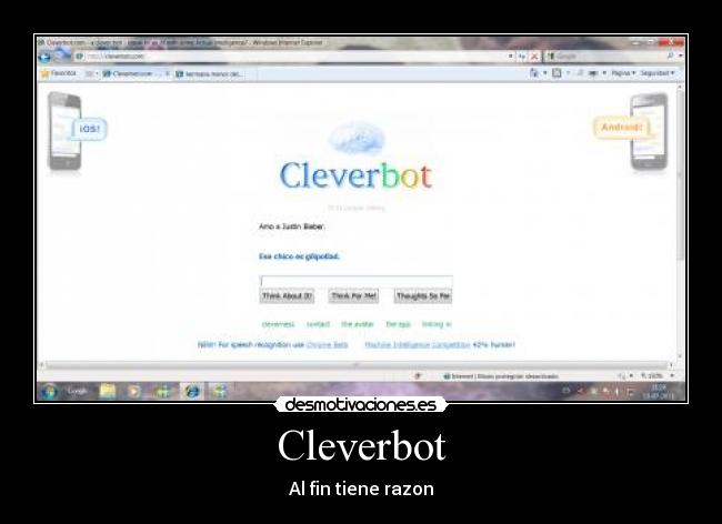 carteles cleverbot desmotivaciones