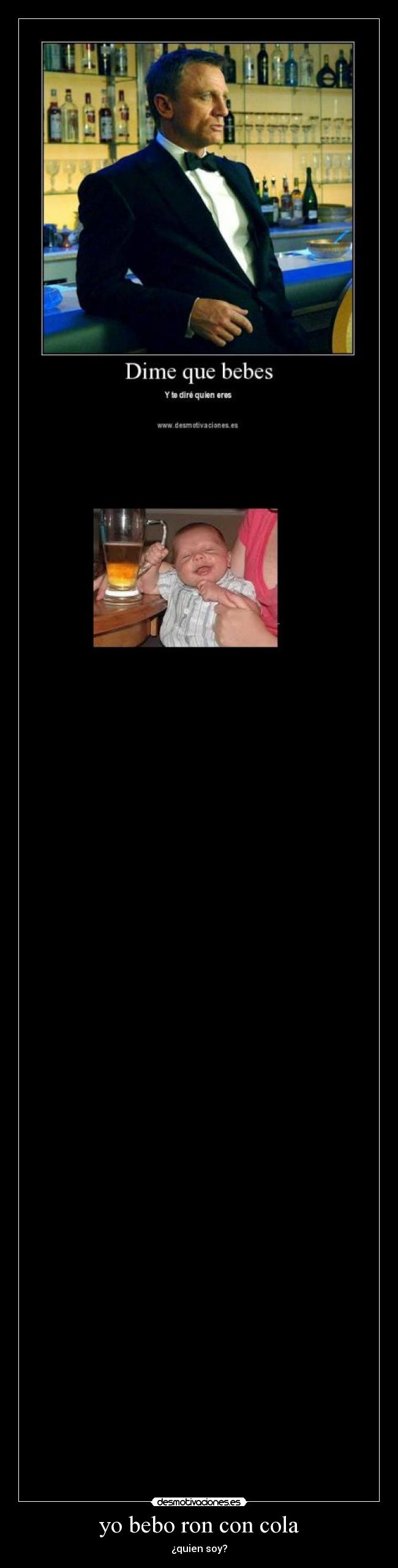 yo bebo ron con cola -