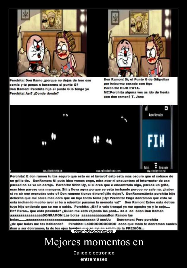 Mejores momentos en - Calico electronico
entremeses