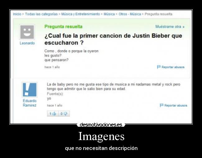 Imagenes - que no necesitan descripción