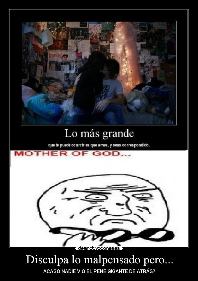 Disculpa lo malpensado pero... - 