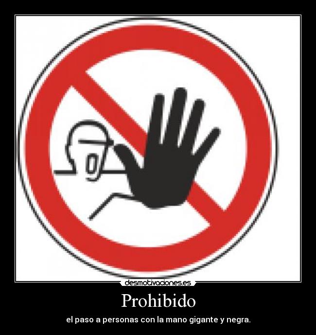 Prohibido -