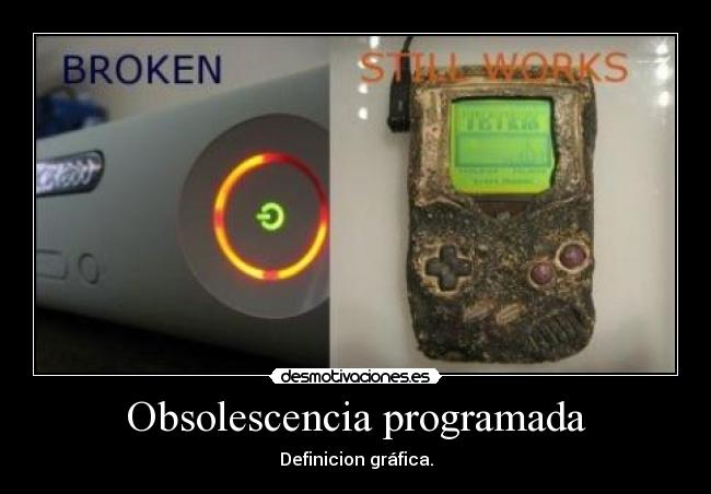 Obsolescencia programada - Definicion gráfica.