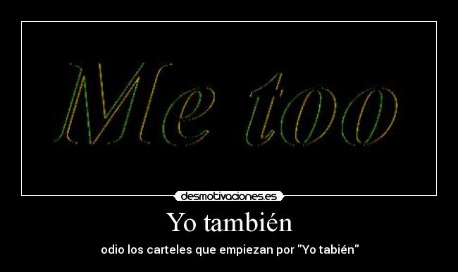 Yo también - 
