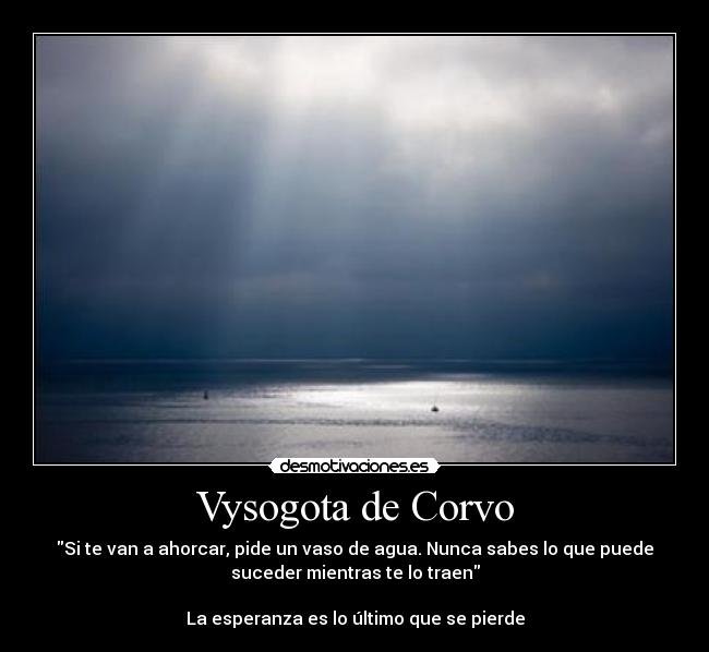 vysogota de corvo desmotivaciones