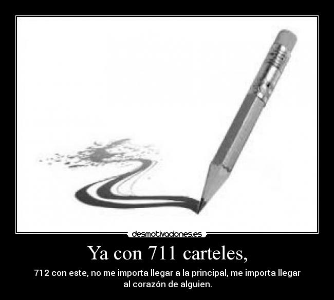 Ya con 711 carteles, - 