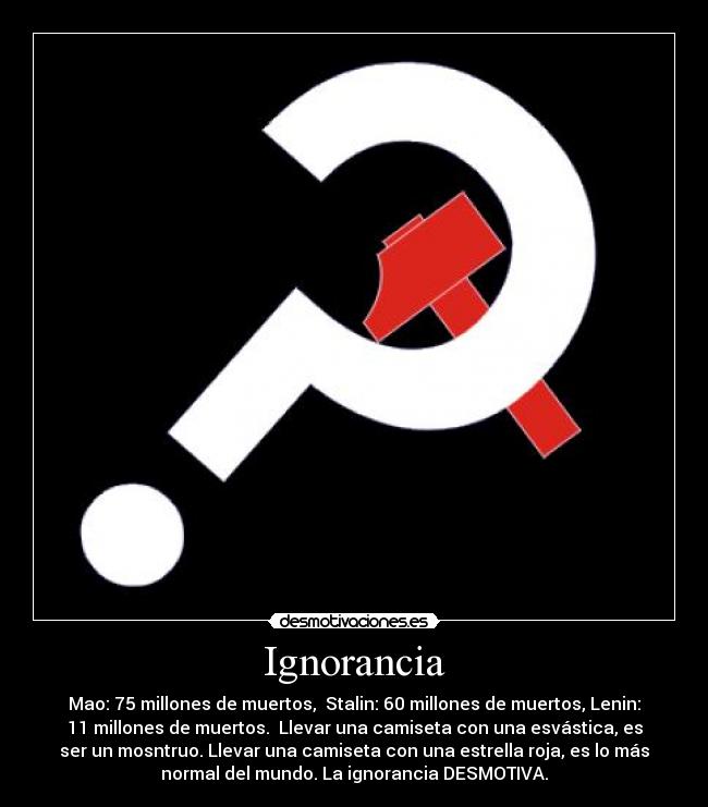 Ignorancia -