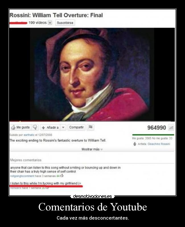 Comentarios de Youtube - 