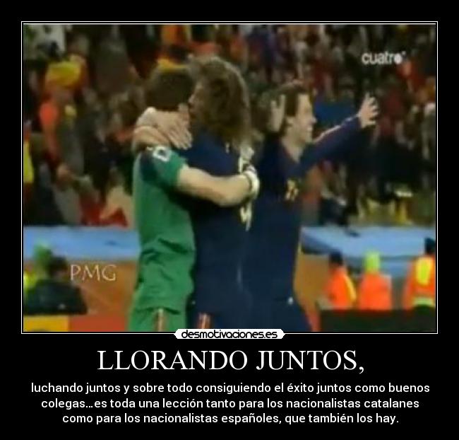 LLORANDO JUNTOS, - 