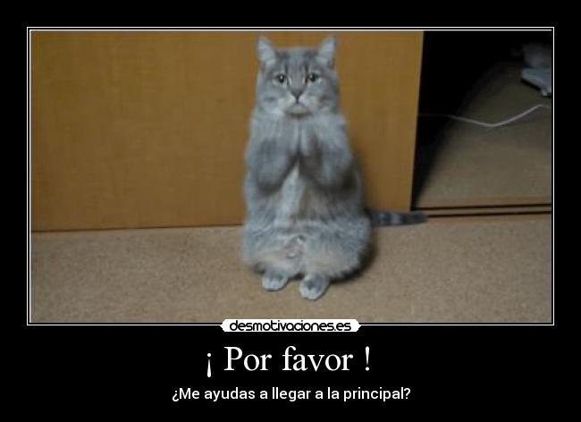 ¡ Por favor !  - 