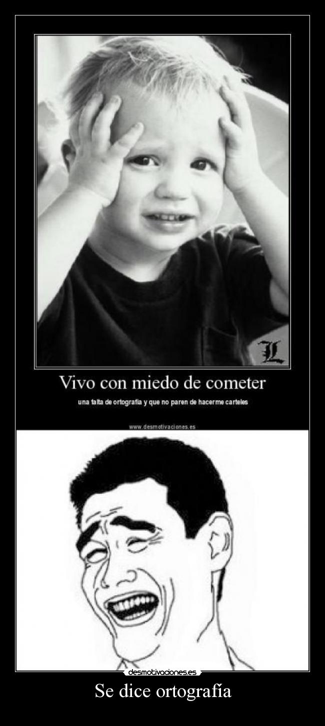 Se dice ortografía -