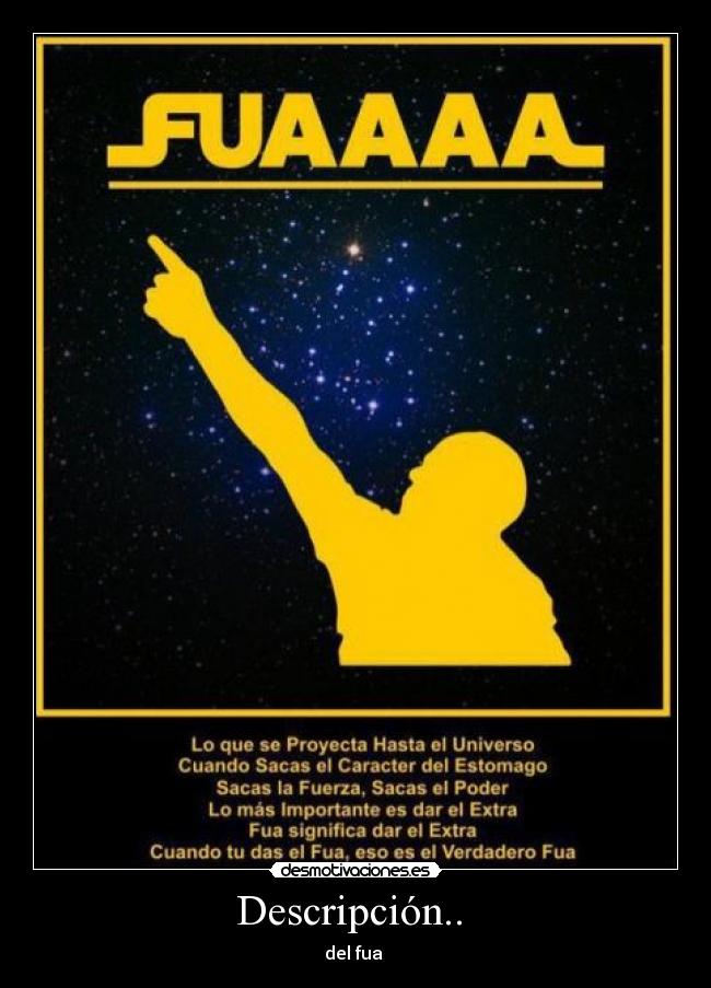 Descripción..  - del fua 