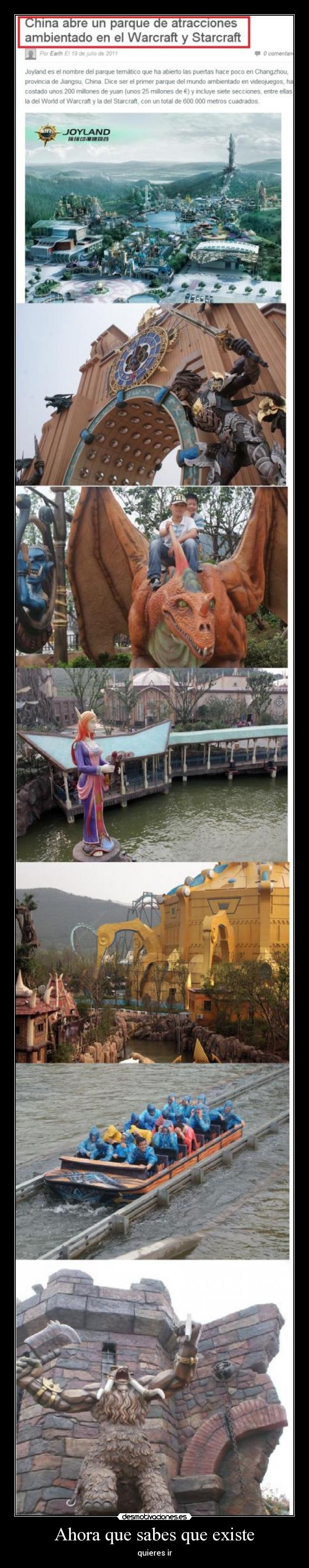 Ahora que sabes que existe - quieres ir