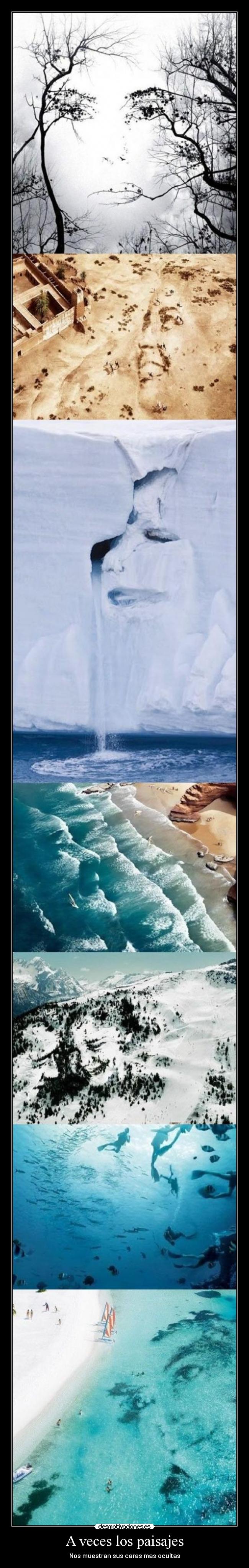 A veces los paisajes -