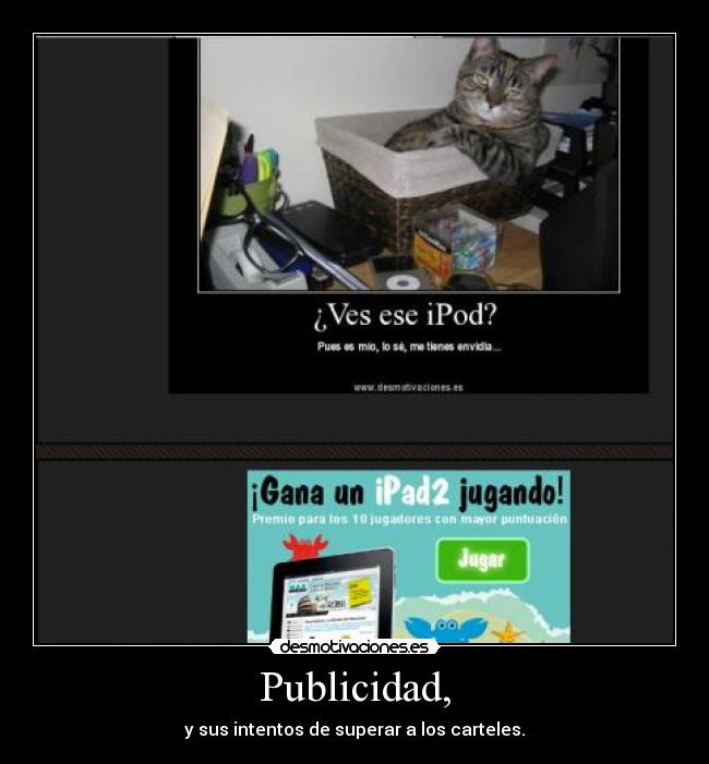 Publicidad, - 
