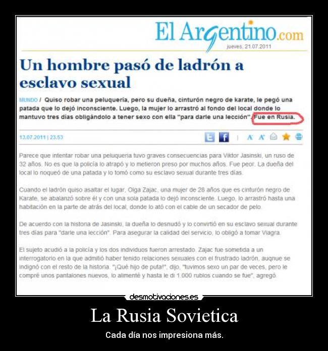 La Rusia Sovietica -