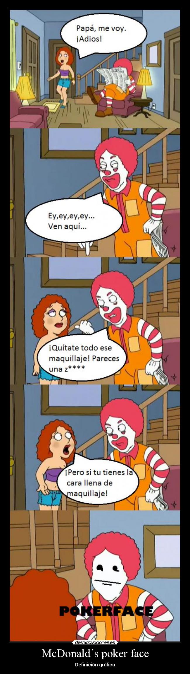 McDonald´s poker face - 