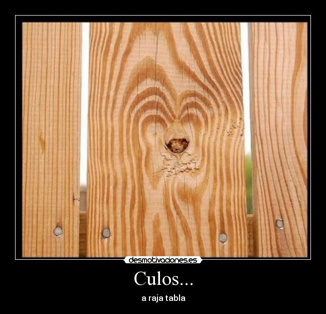 Culos... - 