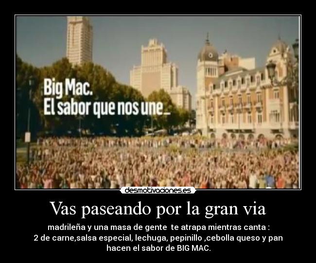 Vas paseando por la gran via -