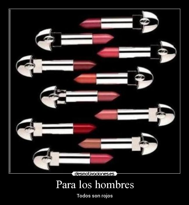 Para los hombres -