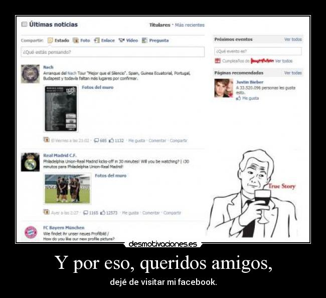 Y por eso, queridos amigos, - 