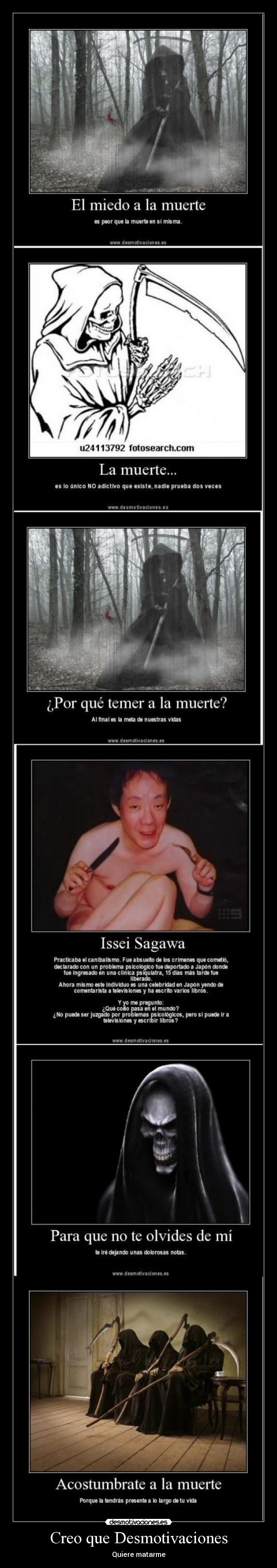 Creo que Desmotivaciones - Quiere matarme