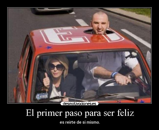 El primer paso para ser feliz -