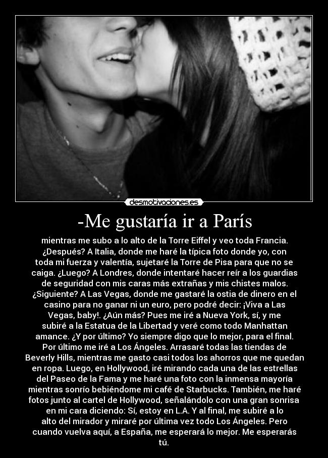 -Me gustaría ir a París - 